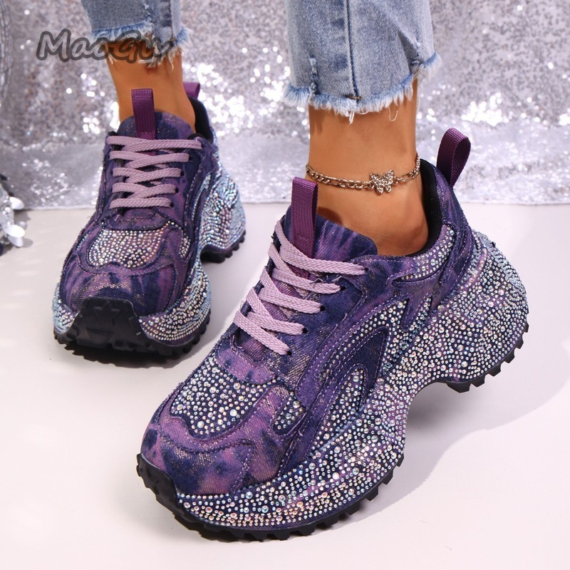 Fashion Rhinestone Women's Chu - Sewing Cloth avaliação e preço
