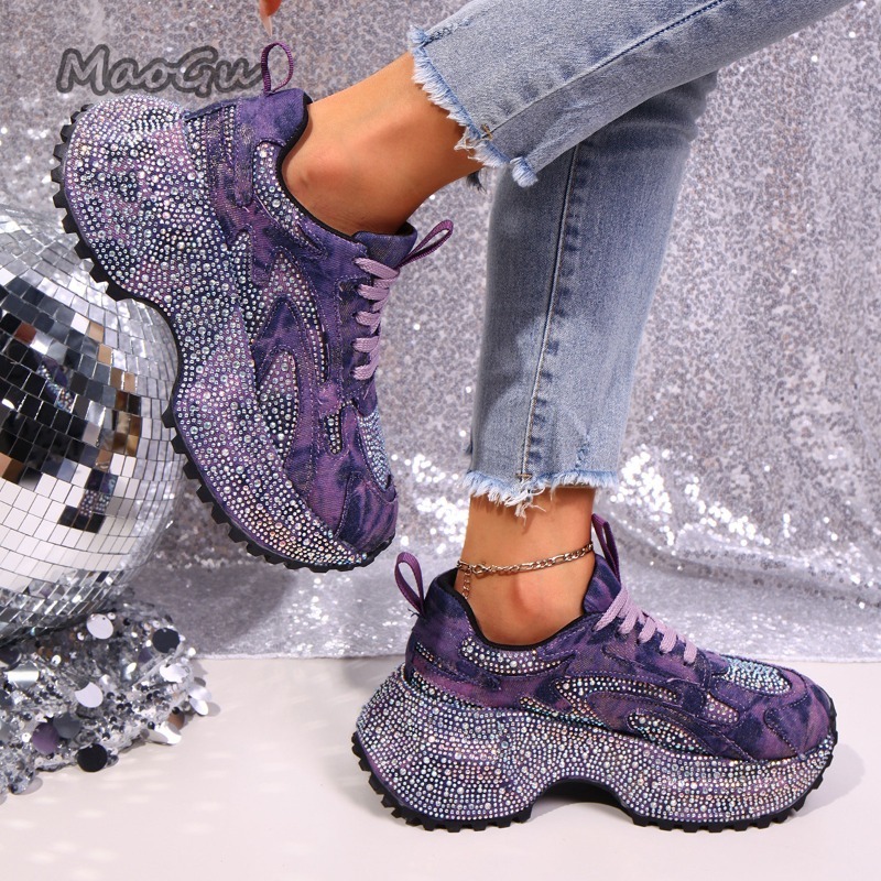 Fashion Rhinestone Women's Chu - Sewing Cloth avaliação e preço