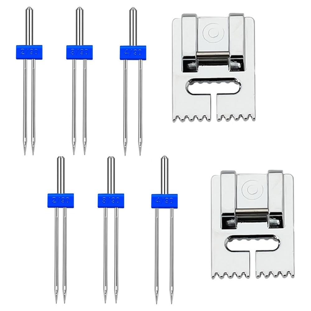 6PCS Twin Needle Double Needle - Twin Needle Stretch avaliação e preço