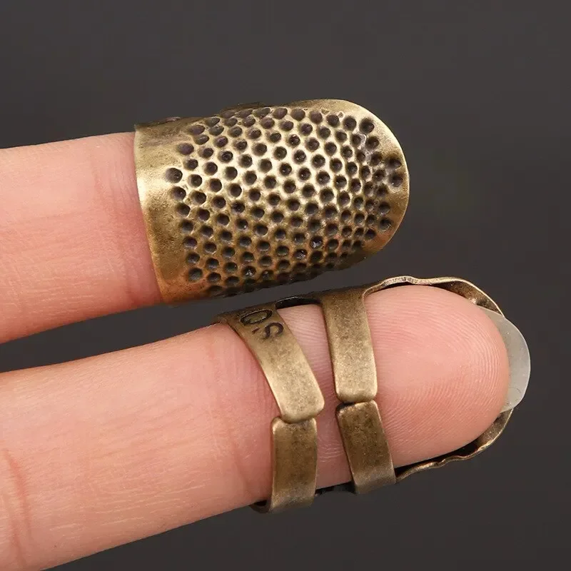 1pc Copper Thimble Sewing Retr - Sewing Thimble Metal avaliação e preço