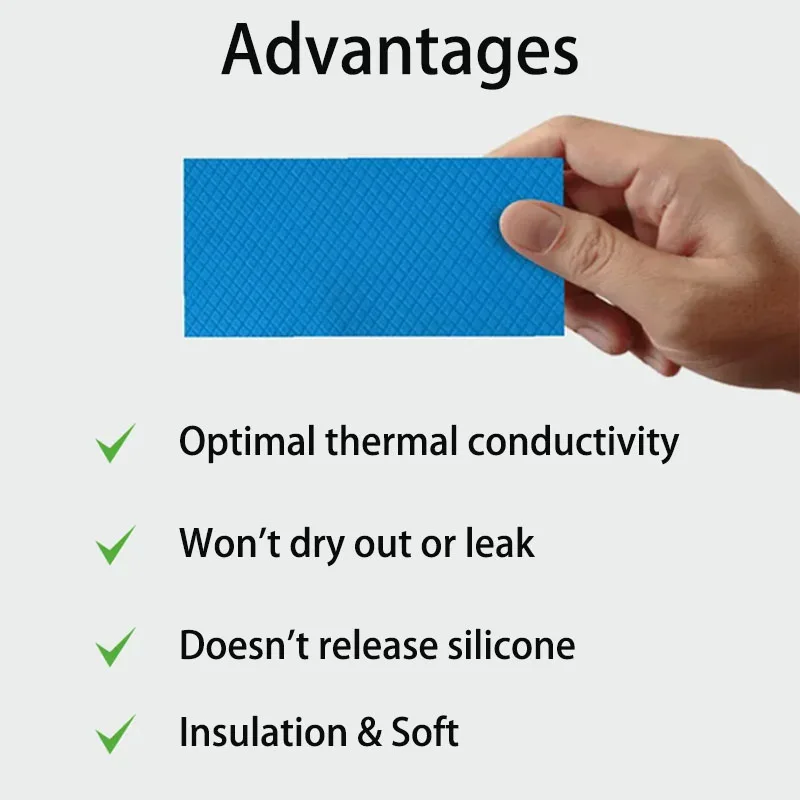 22W/mk 100x100mm Soft Thermal  - Fabric Softener Sheet avaliação e preço