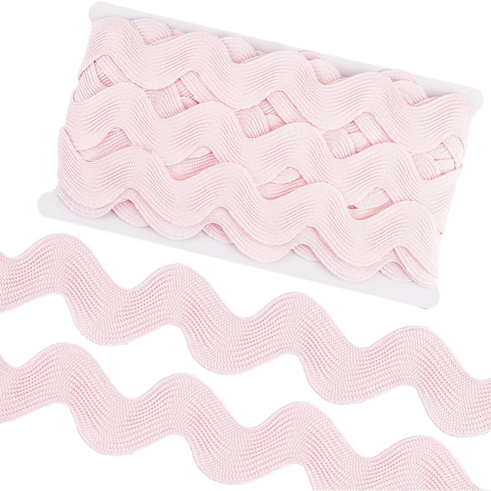 10 Yard 1.58 Inch Pink Rick Ra - Sewing Zigzag avaliação e preço