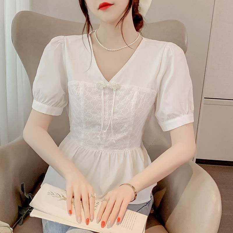 Short-sleeved Shirt French Bea - Sewing V avaliação e preço