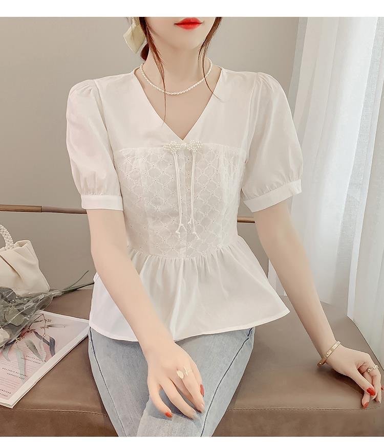 Short-sleeved Shirt French Bea - Sewing V avaliação e preço