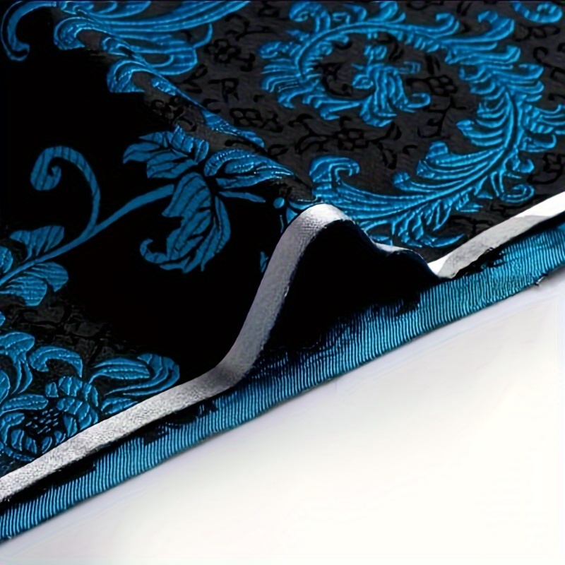 3D Blue Phoenix Tail Brocade F - Sewing Cloth avaliação e preço