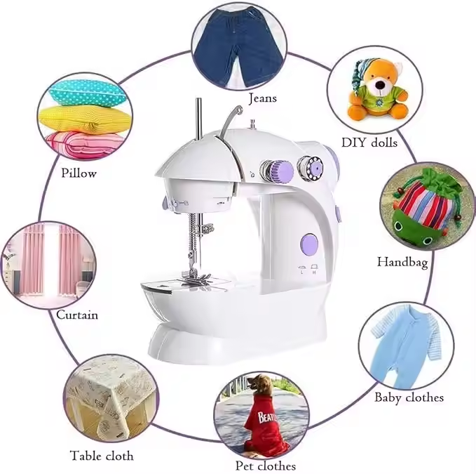 Mini Electric Domestic Home Us - Textile Sewing Machine Price avaliação e preço