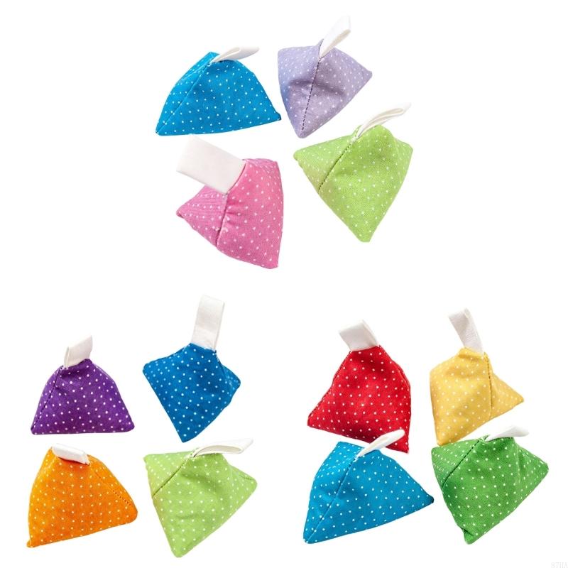 Set Of 4 Triangular Fabric Wei - Fabric Weight Set avaliação e preço