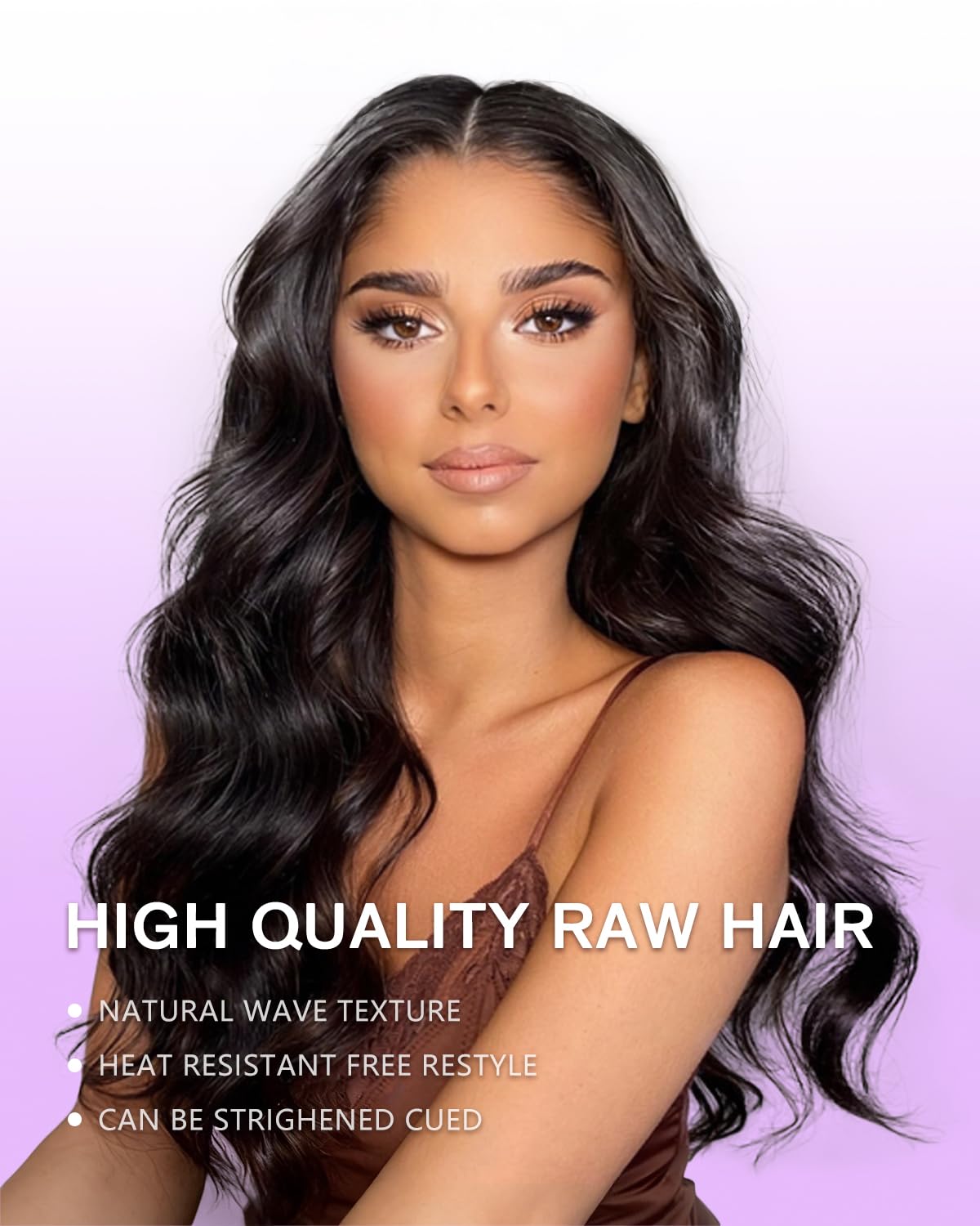 V Part Wig Human Hair Body Wav - Sewing V avaliação e preço
