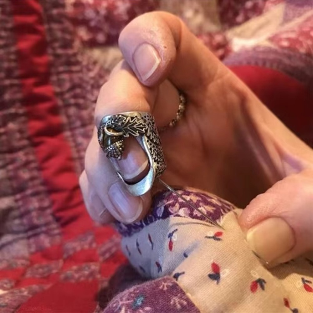 Metal Open Nail Acorn Thimble  - Sewing Thimble Metal avaliação e preço