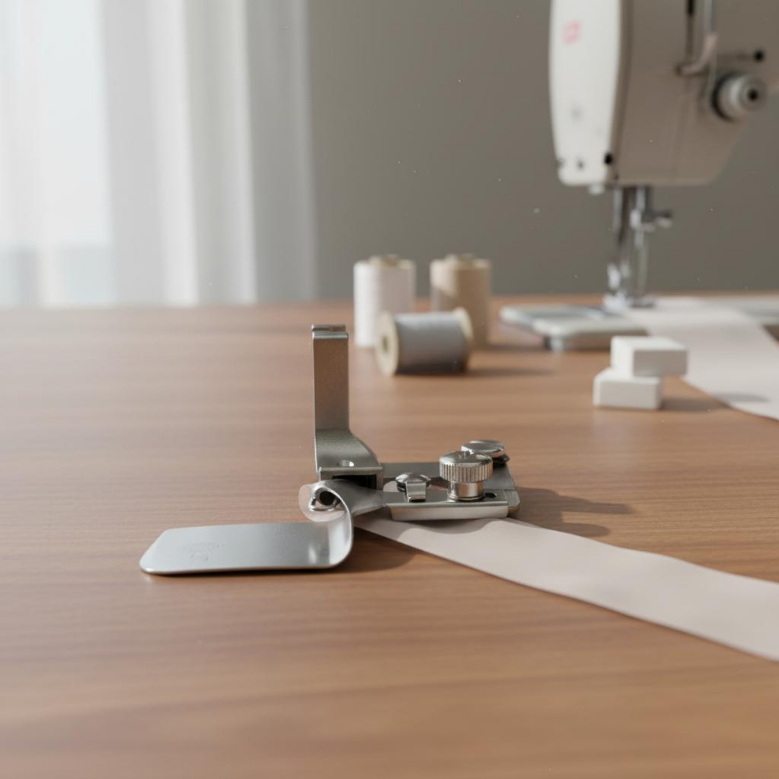 Curved Hem Presser Foot Long-L - Rolled Hem Foot avaliação e preço