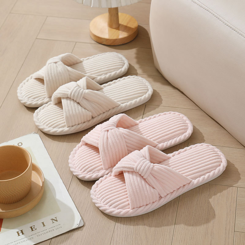 Corduroy Cross Strap Home Slip - Sewing Cloth avaliação e preço