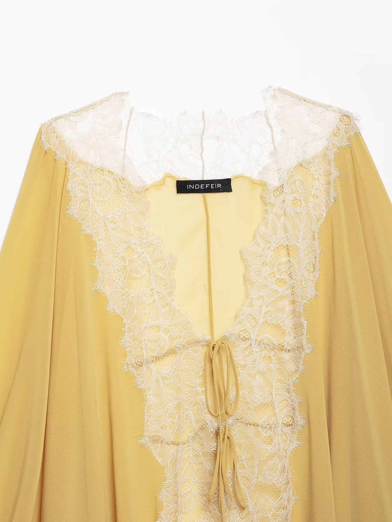 Willshela Women Fashion Yellow - Sewing V avaliação e preço