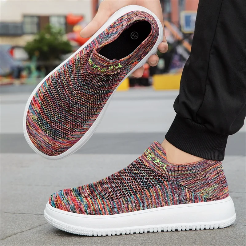 Summer Wide Toe Sneakers For M - Knit Stabilizer Stretch avaliação e preço